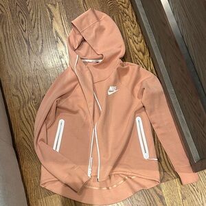 Nike Coral Hoodie with White Details